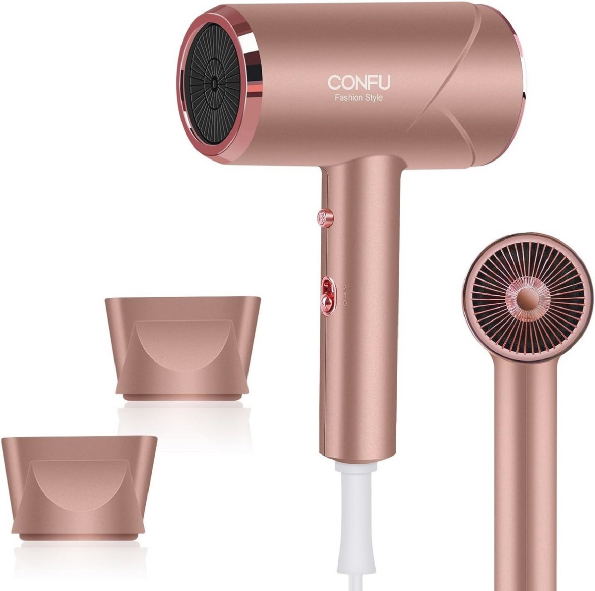 Ionen Föhn 1800 W - Sneldrogend en Lichtgewicht met Warme/Koude Knop