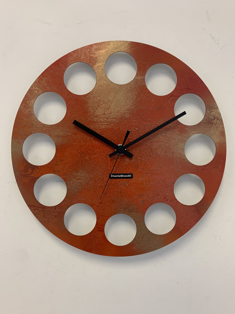 MOSACLOCK RED LABEL Modern Industrieel Design