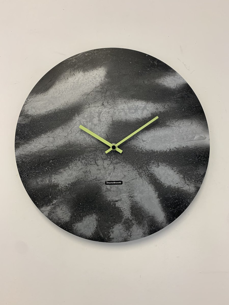 ChantalBrandO Wandklok BRETAGNE XL Modern Industrieel Design