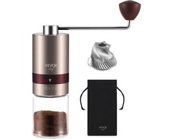 Handmatige Koffiemolen met Instelbare Grofheid voor Espresso tot French Press