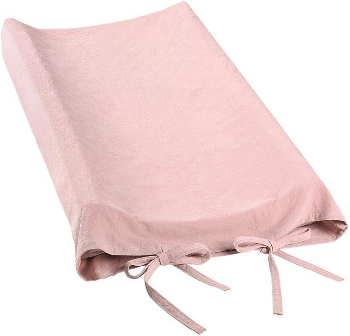 Image of Aankleedkussenhoes - Zacht en ademend - Voor pasgeborenen - Roze