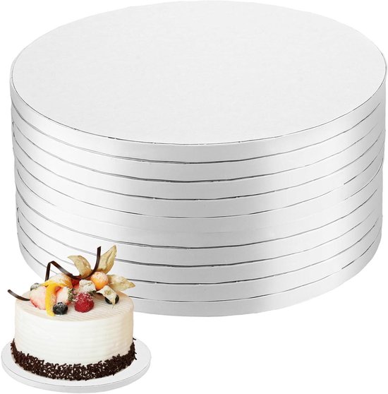 Hileyu transparante taartdoos, doorzichtige taartdoos, plastic geschenkdozen met deksels, dubbellaagse taartdoos, plastic displaydozen met basis en lint, transparante kubusdozen, bakkerijverpakking voor dessert 6 inch/15 cm