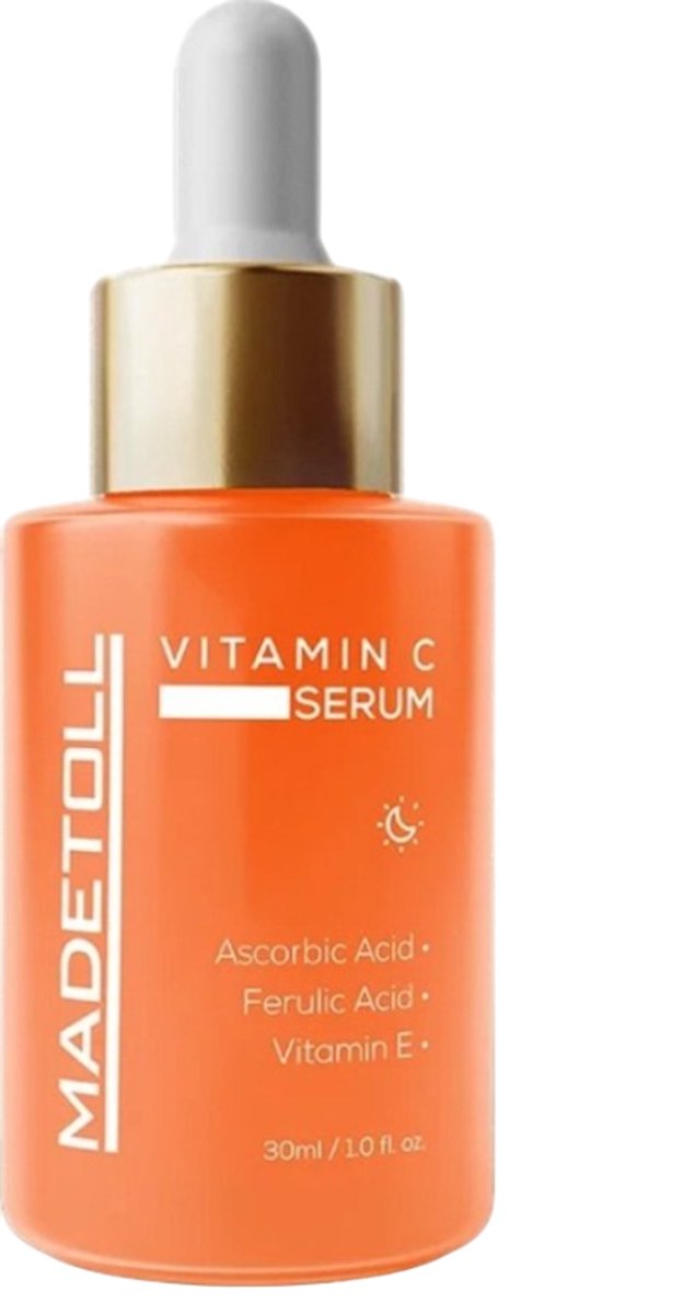 Goedkoopste Madetoll - Vitamin C Serum | Verhelderend en huidskleur egaliserend | Ascorbinezuur | Ferulazuur | Vitamine E | 30 (ml.) |