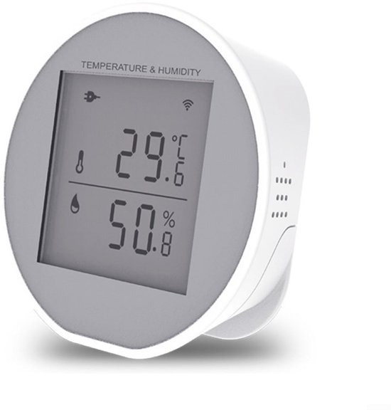 Foto: Slimme wifi thermometer en vochtigheidssensor voor thuis nauwkeurige temperatuur monitoring en integratie met smart home