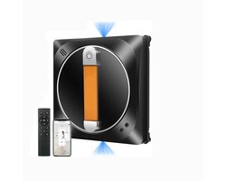 Robot Ramenwasser - Robot Ramenreiniger - Robot Glazenwasser - RobotstofzuigerDubbele Water Spray - Laser Sensor - App & Afstandsbediening - Zwart