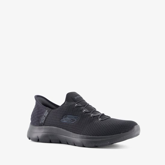Skechers Slip-ins : Baskets femme Summits - Zwart - Confort Extra - Mousse à mémoire de forme - Taille 39