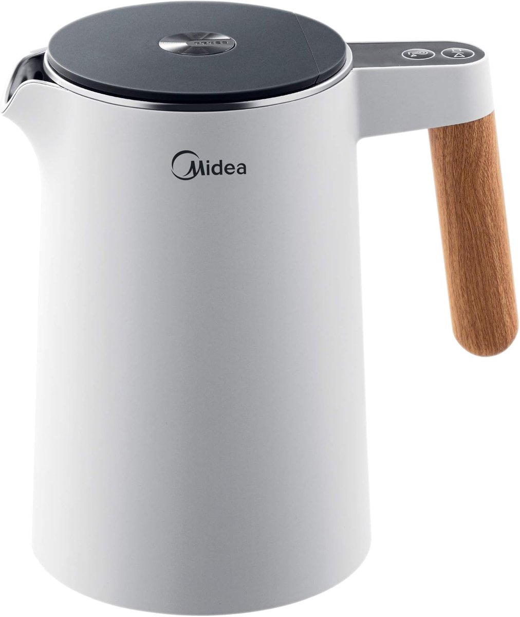 Waterkoker met Temperatuurregeling en Warmhoudfunctie - 1,5L, 2200W, Veiligheid en Stijlvol Design