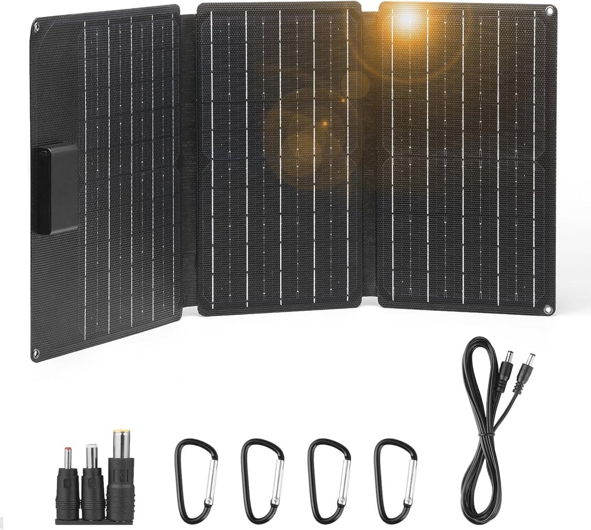30W Zonnepaneel - Opvouwbare Draagbare Zonne-oplader voor Outdoor en Camping