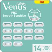 Bol.com Gillette Venus Pro Smooth Sensitive Mesjes Voor Vrouwen - Voor De Gevoelige Huid - 14 stuks aanbieding