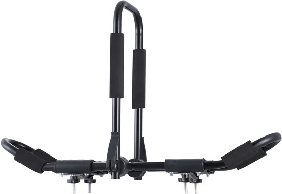 VEVOR Kajak-dakbagagedrager, 1 paar J-Bar, zachte dakbagagedrager, bevestiging boven, dragers voor kajak, surfplank, kano, SUP, skiboard, montage op auto, SUV, vrachtwagen, 2 kajaks