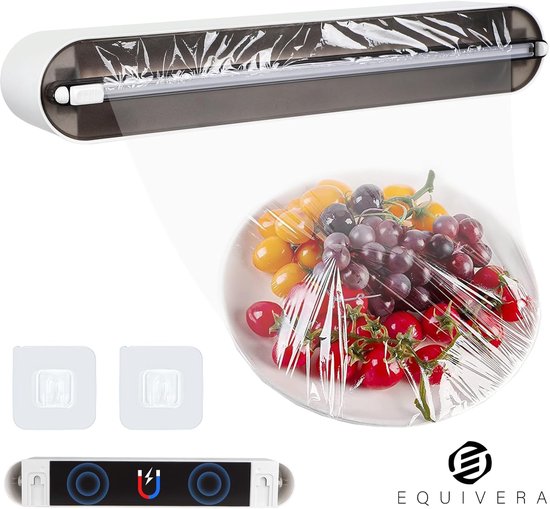 3-in-1 wandrolhouder keuken, keukenrolhouder, snijafrol voor