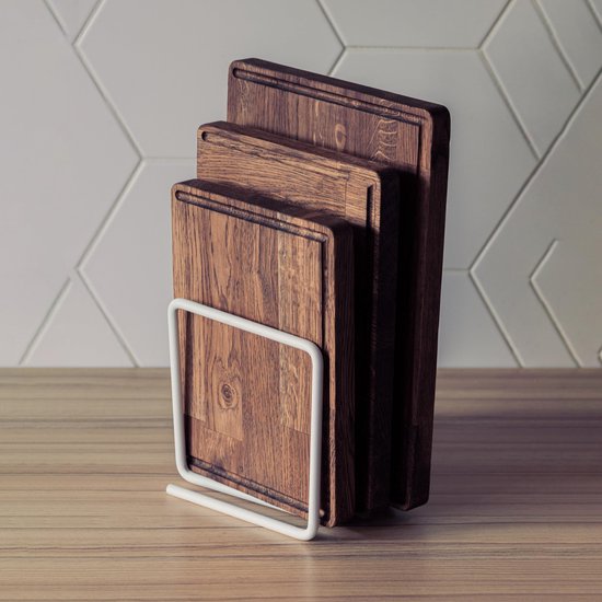 Loftie Snijplankhouder, standaard, keukenorganizer voor de keuken, snijplankhouder, standaard, snijplankhouder, opslag