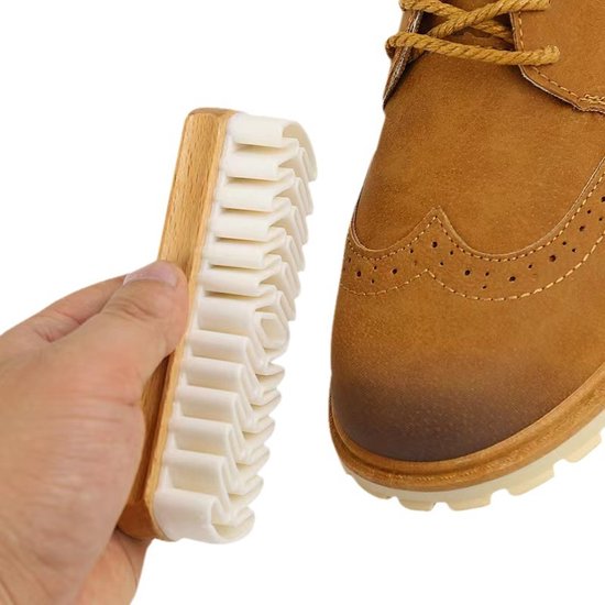 Brosse à daim - Brosse à chaussures - Brosse Sneaker Premium - brosse - Soins des chaussures en daim - Brosse Sneaker Premium - Cirage à Chaussures pour femmes - pour Bottes femmes - Brosse à daim pour chaussures - daim - entretien