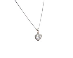 Twinkle Heart Necklace Crystals