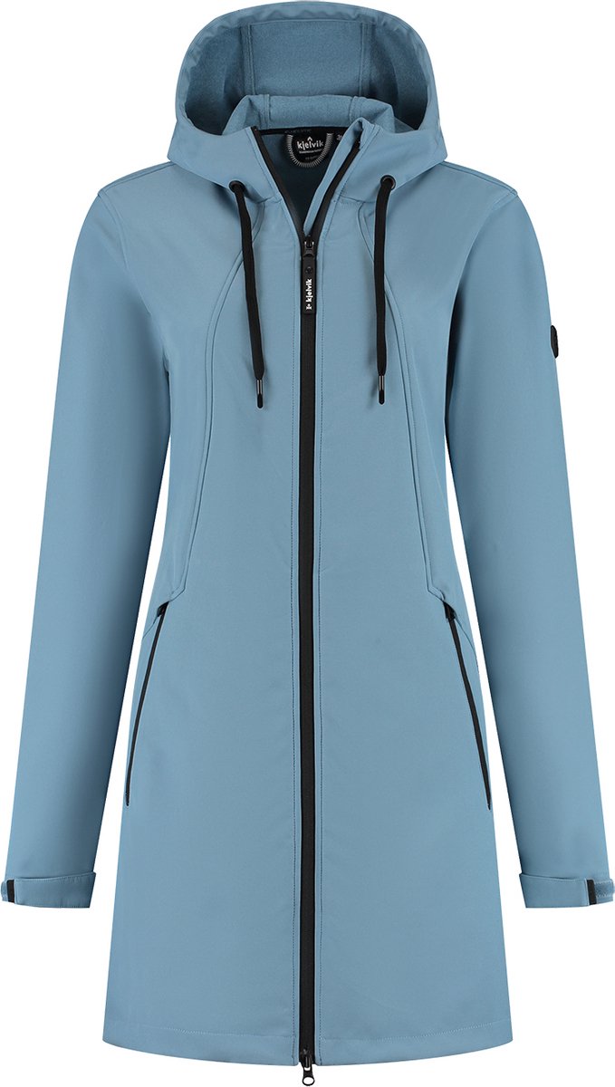 Kjelvik Outdoorjas Faye Blauw