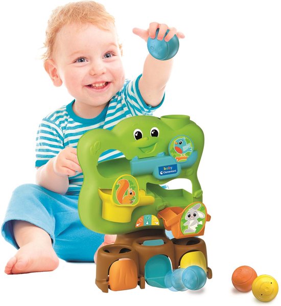 Baby Clementoni - Ballenboom - Activity Center - Ballenbaan met 3 Ballen - Speelgoed voor Kinderen vanaf 1 jaar van Clementoni — afbeelding 4