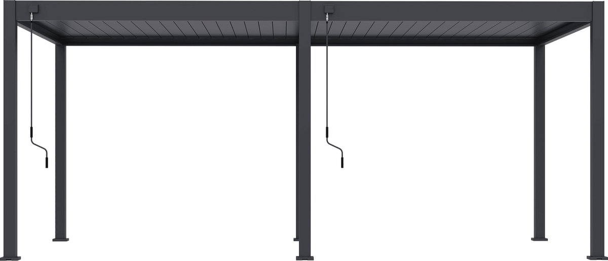 Orion Deluxe terrasoverkapping - 300 x 600 cm - Antraciet - Aluminium / Vrijstaande / Luxe overkapping - Tuinprieel / Carport / Veranda / Pergola