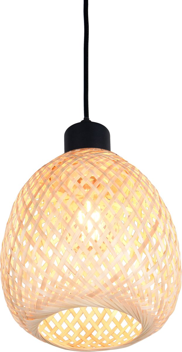 REALITY AMELIE - Hanglamp - Zwart mat - excl. 1x E27 4 W - Plafondbevestiging - In hoogte verstelbaar - Casalum