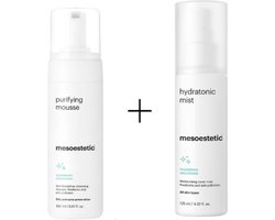 Mesoestetic Duo Set- Mesoestetic Purifying mousse- Mesoestetic hydratonic mist