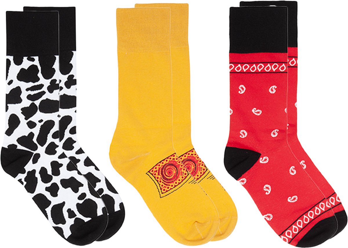AGRIFANS® Boerensokken Multi-Pack – 3-Pack Casual Sokken Maat S/M/L | Comfortabele & Ademende Sokken van Viscose/Katoen | Voor Dames & Heren | Perfect voor Thuis & Buitenleven