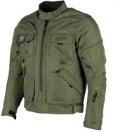 Veste moto D-JACKET Homme Mi-saison Kaki S Homologuée CE par MOTOBLOUZ