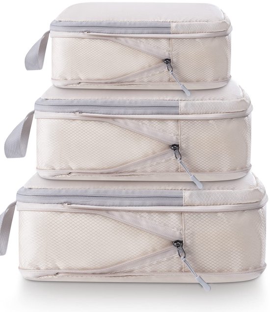 Hauptstadtkoffer - Set van 7 stuks organizer-packtassen, RipStop waterdichte reispacktassen voor koffer, Packwürfel voor backpacking, Grafiet