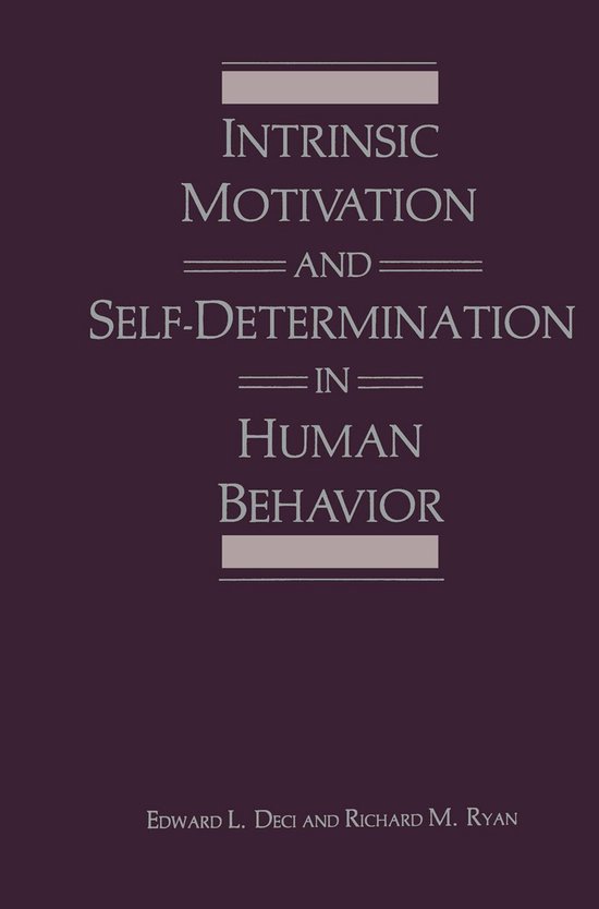 Intrinsic Motivation And Self-Determination In Human Behavio