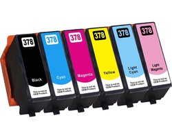 InktDL Huismerk geschikt voor Epson 378XL inktcartridges XP-8500 XP-8505 XP-8600 XP-8606 XP-8700