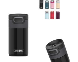 Kambukka Etna Thermosbeker 300 ml - Koffiebeker To Go - makkelijk reinigen - lekvrije Koffiebeker - Theebeker - Travel Mug - Zwart Kambukka Etna Thermosbeker 300 ml - Koffiebeker To Go - makkelijk reinigen - lekvrije Koffiebeker - Theebeker - Travel Mug - Zwart