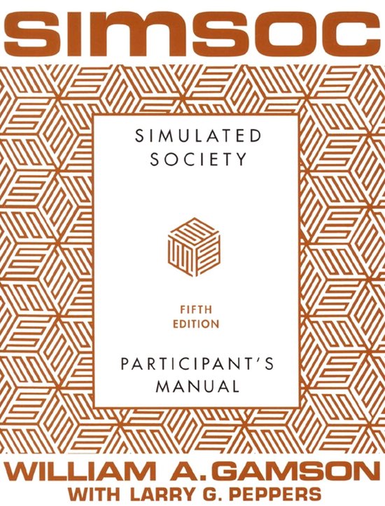 SIMSOC: Simulated Society, Participant's Manual - cover