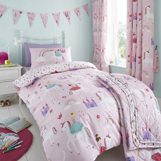 Oilily Amelie Sits Dekbedovertrek 120 x 150 cm - Roze
