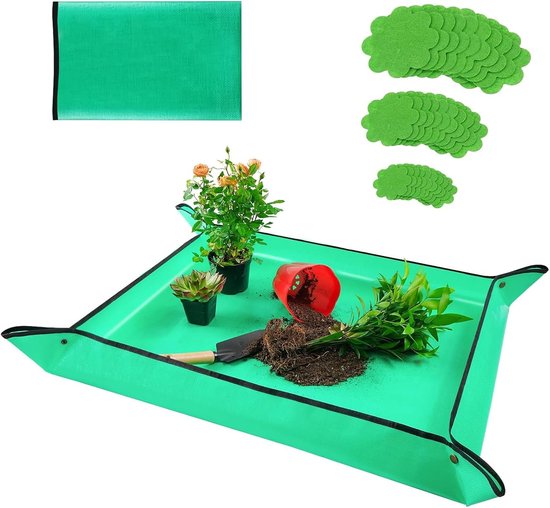 Waterdichte Tuinmat 80 x 100 cm – Perfecte Plantenonderlegger voor Binnen en Buiten