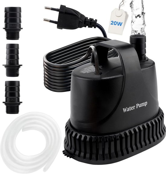 Mini-waterpomp dompelpomp 2500 l/u 40 W 230 V vacuümpomp kelder