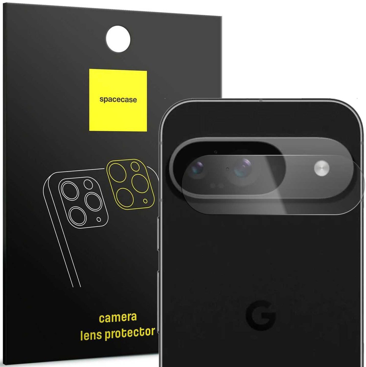 Spacecase Case Cover Voor Google Pixel 9 Case Camera Glazen Telefoon