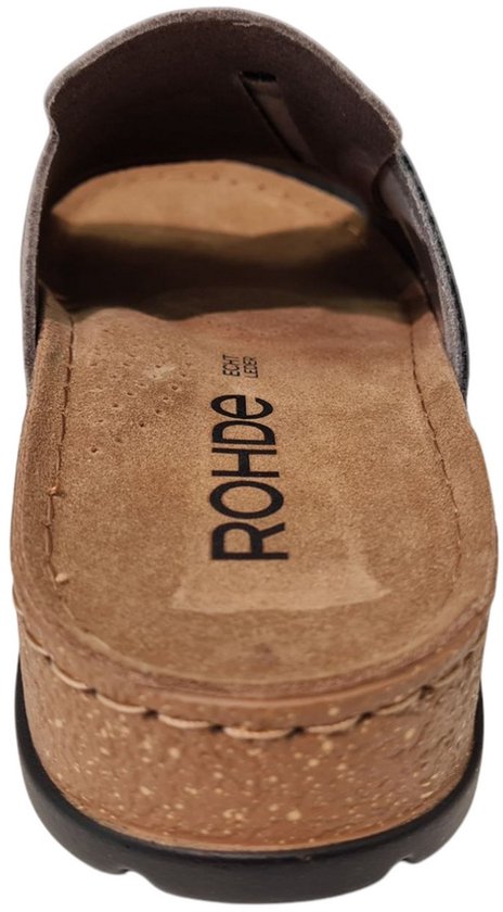 Rohde 5410 - Chaussons femme - Couleur : Grijs - Pointure : 42