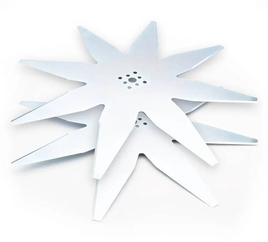 Universele robotmaaier messen 29 cm 8 tanden voor Wiper robotmaaiers – 2 stuks staal