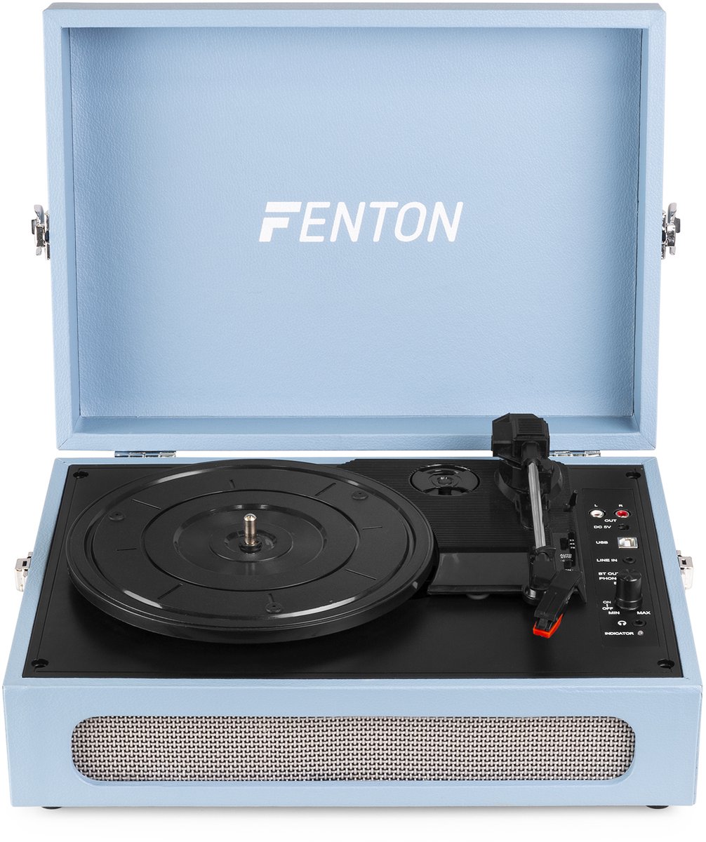 Fenton RP170L Platine Vinyle Bluetooth Avec Valise De Rangement - Bois
