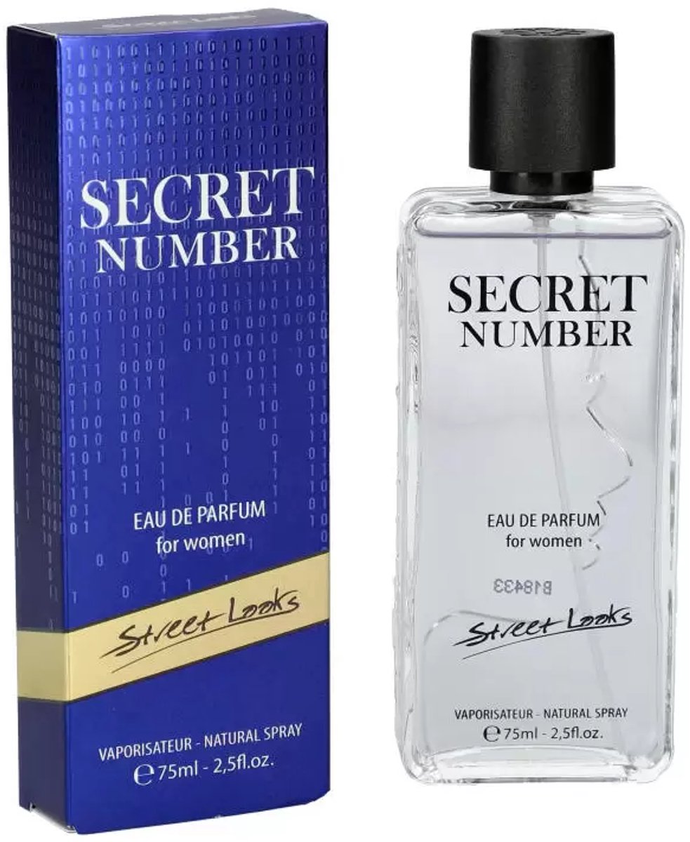 Street Looks Secret Number Eau de Parfum for women 75ml