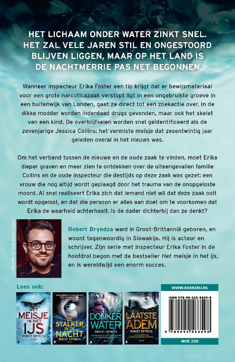 Erika Foster 3 - Donker water - back cover