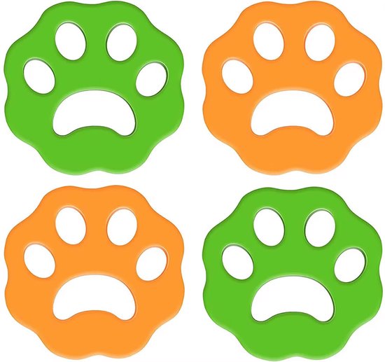 Foto: Haarverwijderaar huisdieren 4 stuks haarverwijderaar wasmachine kattenhaar hondenhaar verwijderaar dierenborstel