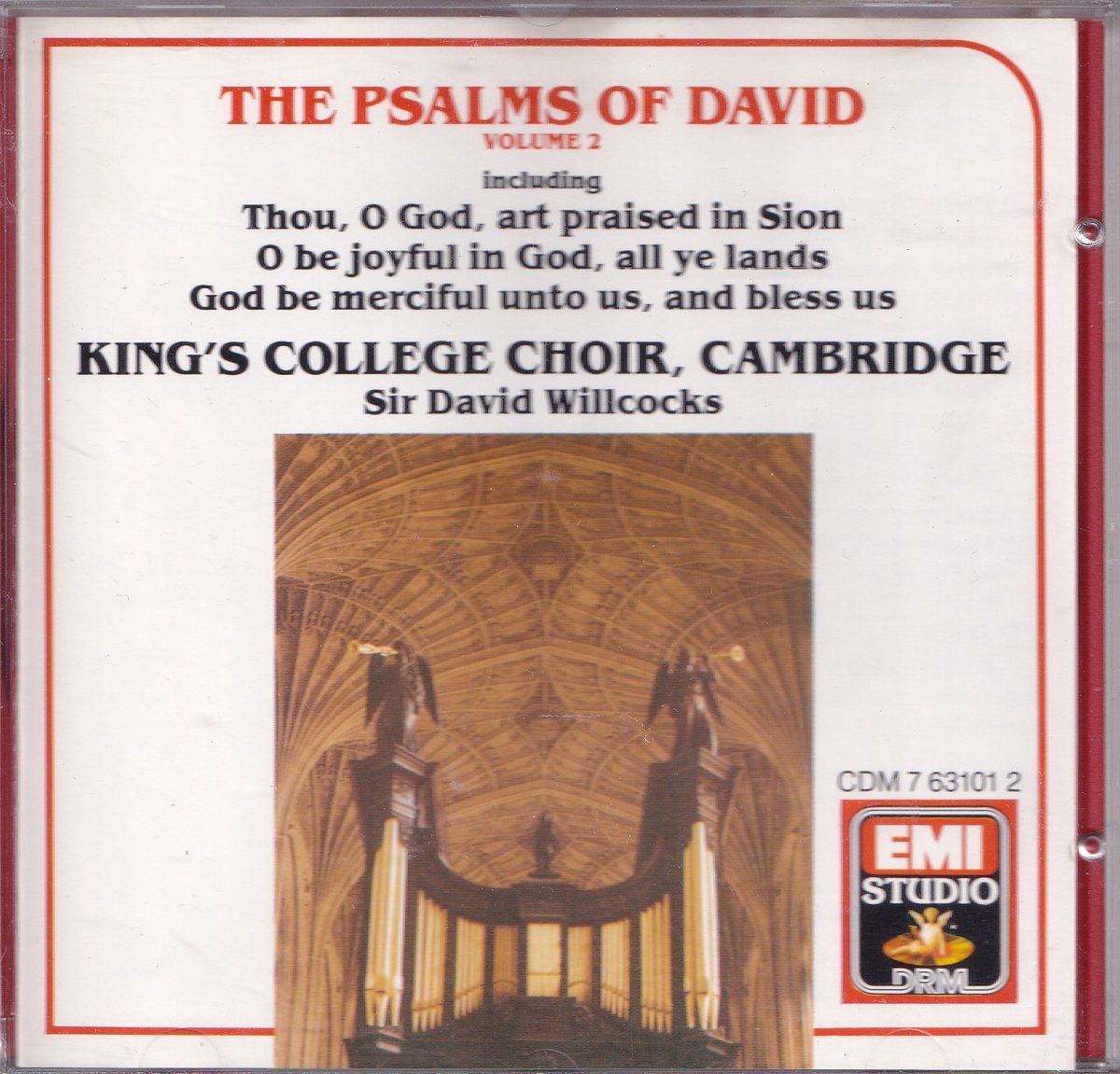 The Psalms of David, Vol. 2 - King's College Choir Cambridge o.l.v. Sir David Willcocks