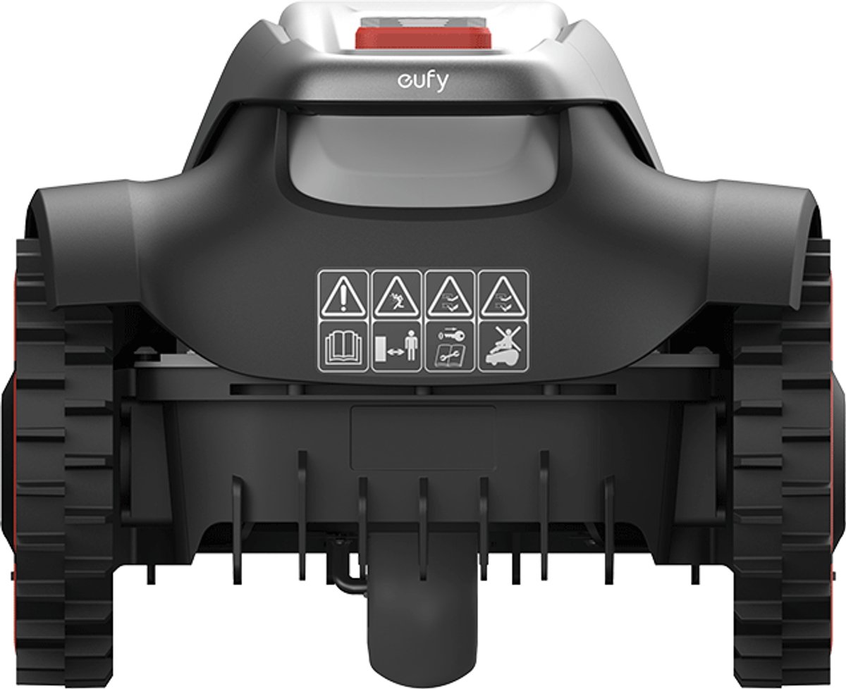 Afbeelding 2 van eufy E18 Robotgrasmaaier, Geen begrenzingsdraad/RTK/signaalverlies. TrueVision + GNSS voor gazons tot 1200m². Nauwkeurig randen maaien, obstakels vermijden, app-bediening.
