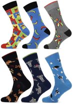 TwoSocks - Grappige sokken voor dames en heren - cadeau - één maat, Panda