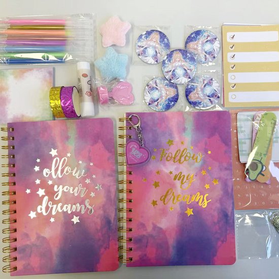 Grafix Selfie Dagboek Set Voor Meisjes | Dagboek Set Met Méér dan 75