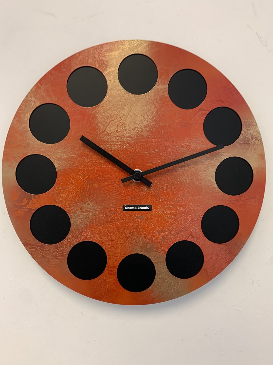 MOSACLOCK RED LABEL Wandklok Modern Industrieel Design