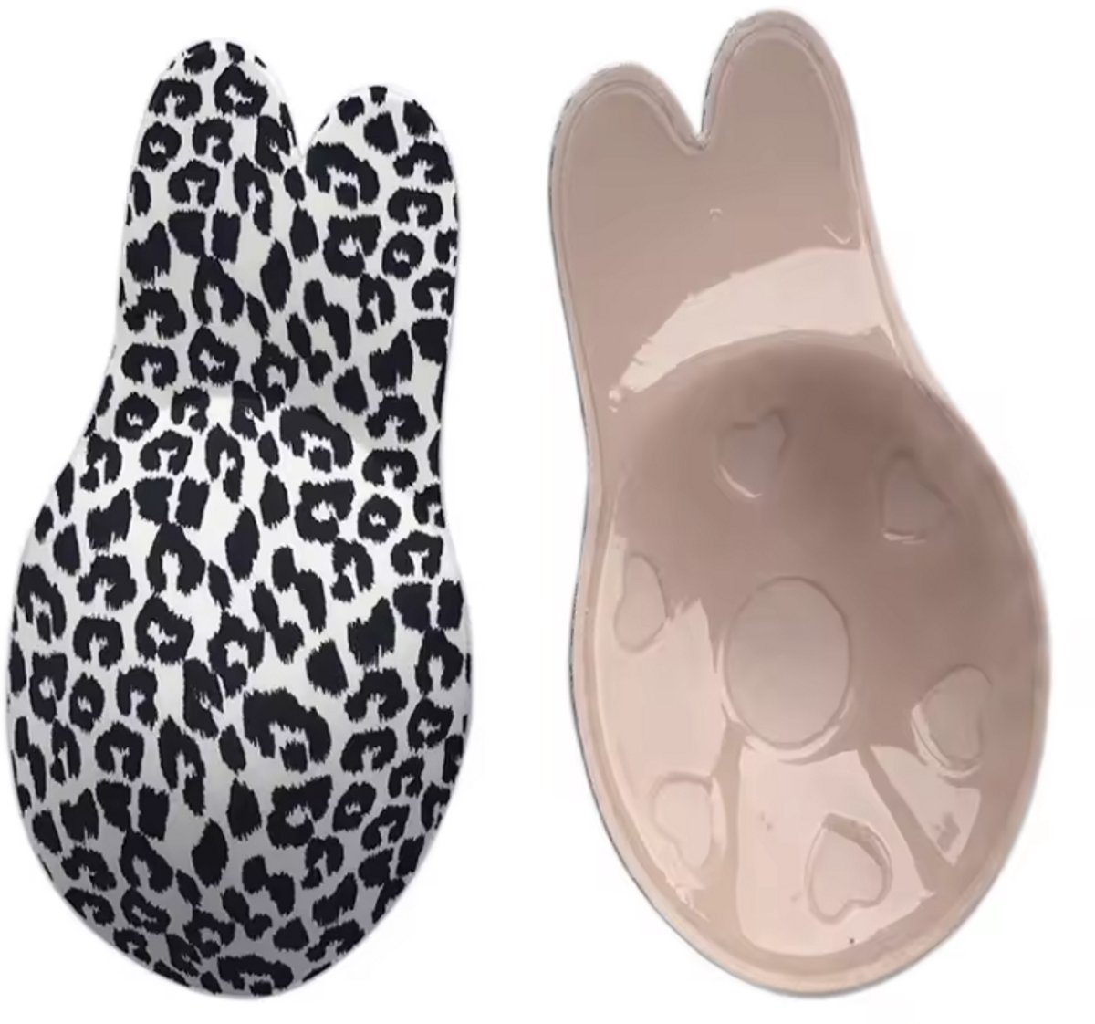 CHPN - Zelfklevende Push up BH - Plak BH - BH zonder bandjes - Leopard print - S/M - BH zonder bandjes - Herbruikbaar