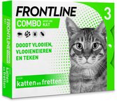 Frontline Combo Anti Vlooienmiddel en Tekenmiddel Kat - 3 Pipetten
