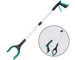 Pickup Clamp - 83cm Afvalgrijper - Opvouwbare afvalgrijper - Verdikte aluminiumlegering - Klemkop met magnetisch - Zware pick-up stick - Buigvrije picker voor zwangere vrouwen - Helpende handgreep voor volwassenen, gehandicapten en ouderen