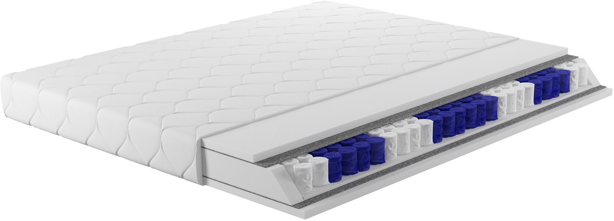 Meubella - Matras Brest - Pocketvering 7 zones - 180x200 cm