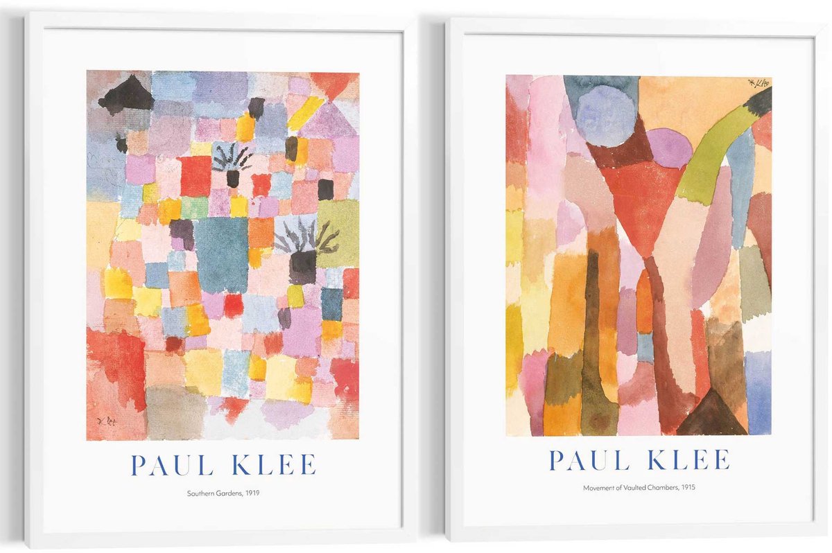 Schilderijen set Paul Klee - 70 x 50 - Hout - REINDERS